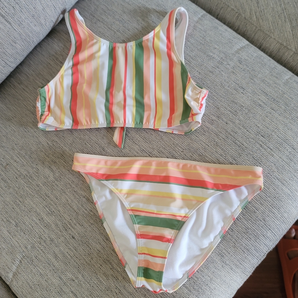 Girls Roxy 3 piece swim set size 16